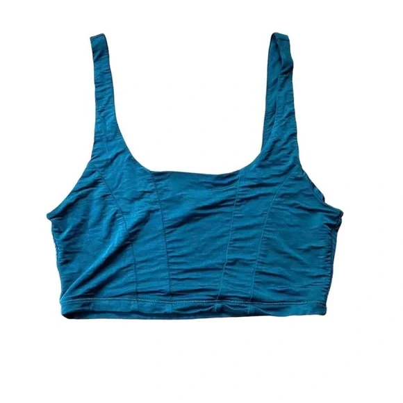 ★ NWT Free People So Radiant Brami Bralette - Dark Teal ★ - Picture 5 of 15